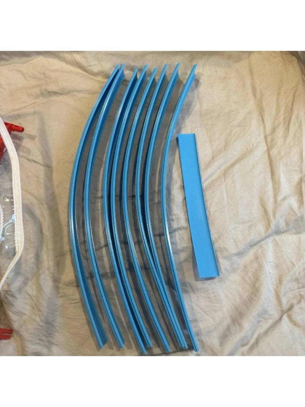 VTG Hot Wheels Track Pieces Lot Of 25 Pieces 90’s-Y2K Orange Blue Red